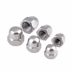 M10 Dome Nut Nickel Plated